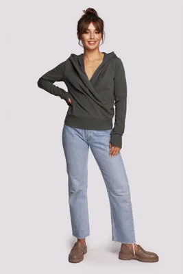 Immagine prodotto di BeWear Felpa con cappuccio da donna Saphallis B246 verde XL
