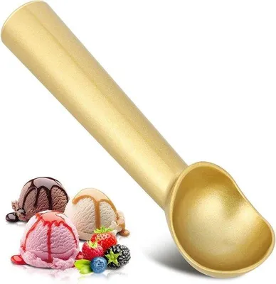 Obrázek produktu pro Lžíce Famanu na zmrzlinu a jiné pochutiny s ergonomickou rukojetí – ideální pro sorbety, těsto na sušenky a ořechy