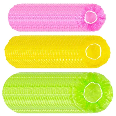 Produktbild von 90 elastische, wiederverwendbare, farbenfrohe Aufbewahrungsbeutel aus Folie in 3 Größen, Deckel für Gläser, Schüsseln und Becher, Abdeckungen für Gemüse, Lebensmittelschutz, Grill