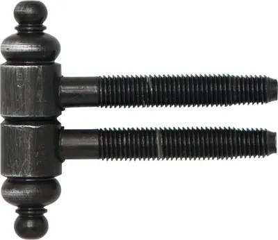 Produktbild von SFS Einbohrband mit Zierkopf, ø 16 mm, Bandhöhe 63 mm, Stahl schwarz antik