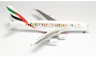 Produktbild von Herpa Wings 1:200 Airbus A380 Emirates Year of Tolerance 571692