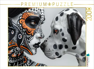 Produktbild von CALVENDO Puzzle Ein Motiv aus dem Kalender Dalmatinergirls | 2000 Teile Lege-Größe 90x67cm Foto-Puzzle für glückliche Stunden