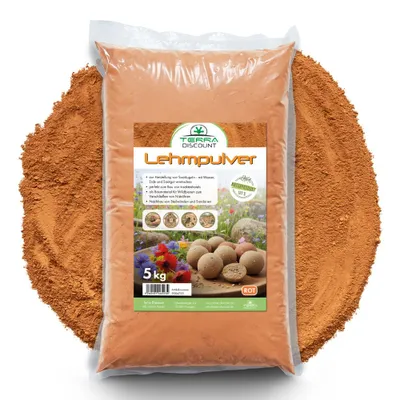 Produktbild von Terra Exotica Lehmpulver canyonrot 5 kg - versch. Farben zur Auswahl–Natürlicher Bodengrund für Terrarien, Ideal für Reptilien, Amphibien & Insekten