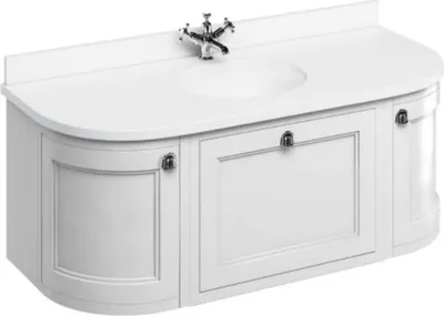 Produktbild von Casa Padrino Luxus Hänge-Waschschrank / Waschtisch mit Marmorplatte Schublade und 2 Türen