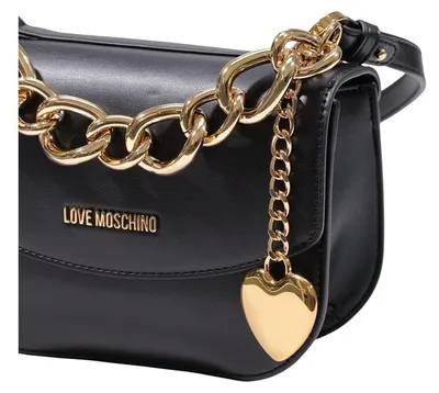 Obrázok produktu pre Čierna kabelka Love Moschino vyrobená z polyesteru, model JC4160PP