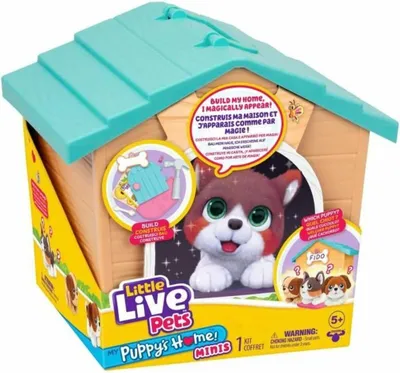 Produktbild von Moose Toys Little Live Pets: My Puppy's Home Mini - Spielset - Orange