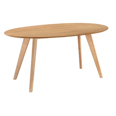 Produktbild von Miliboo - Esstisch skandinavisches Design oval Eiche L160 MARIK
