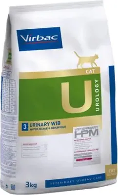 Zdjęcie produktu dla VIRBAC HPM FELINE UROLOGIE URINARY WIB U3 1,5 kg