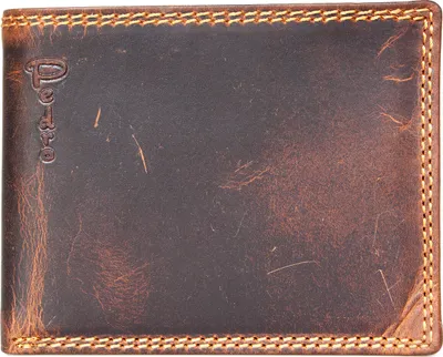 Obrázek produktu pro Peněženka z broušené hovězí kůže "Vintage" s ochranou údajů o kartách (RFID)