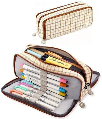 Produktbild von Schul- und Bürotasche mit 3 Fächern, große Kapazität, Mädchen-Tasche
