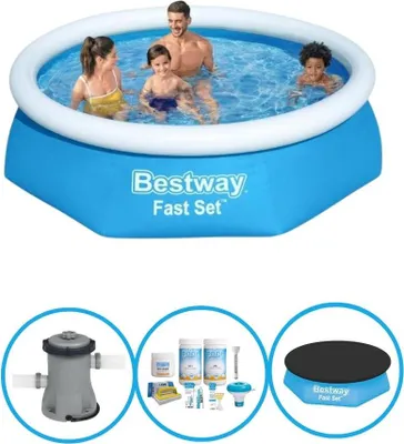 Zdjęcie produktu dla Bestway Pool Fast Set - zestaw basenowy - 244x61 cm