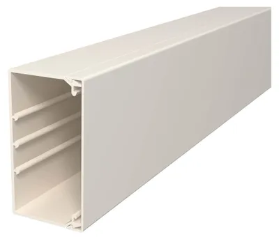 Produktbild von OBO Bettermann Vertr Wand+Deckenkanal m.Obert. 60x110mm,PVC WDK60110CW 2 Stk