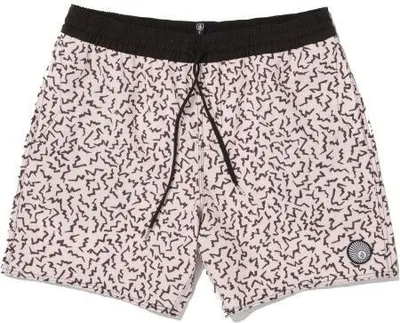 Immagine prodotto di BADEMODE VOLCOM Pantaloncini da bagno Asphalt Beach, colore rosa, taglia L