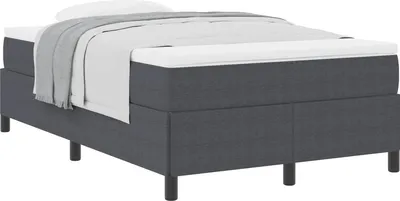 Produktbild von Boxspringbett Dunkelgrau 120 x 190 cm Cordstoff