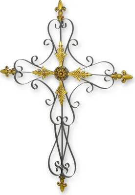 Produktbild von Eine Wanddekoration Kreuz Replikat Retro Design Dekoration