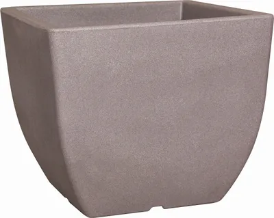 Immagine prodotto di Fioriera geli Ravenna in plastica 50 x 50 x 42,5 cm taupe