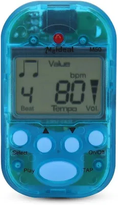 Obrázok produktu pre Iné príslušenstvo ku gitarám Mini Metronóm, Clip-on Digitálny Tempo Metronóm, Modrý, pre Klavír, Housle