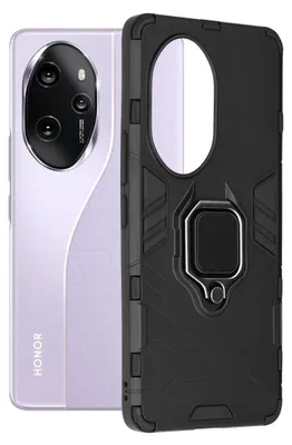 Produktbild von Techsuit Silicone Shield Hülle für Honor 100 Pro – schwarz