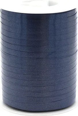 Produktbild von Geschenkband Ringelband 5mm x 500m Rolle Dunkelblau