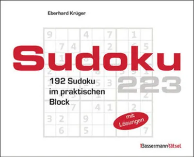Immagine prodotto di Sudokublock 223 (5 Exemplare à 2,99 EUR)