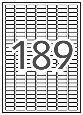 Imagen del producto de Etiquetas permanentes APLI 12927, de 25,4 x 10,0 mm, 10 hojas