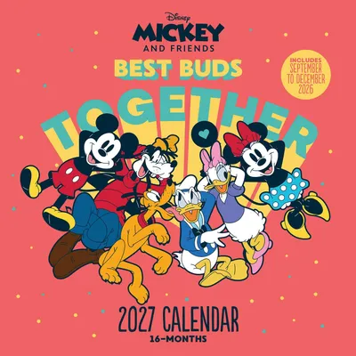 Productafbeelding van Kalender 2027 Mickey en zijn vrienden - Wandkalender, 30x30 cm