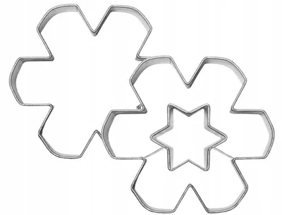 Produktbild von EkoForemki Schneeflocken Ausstecher Set 4,8 cm
