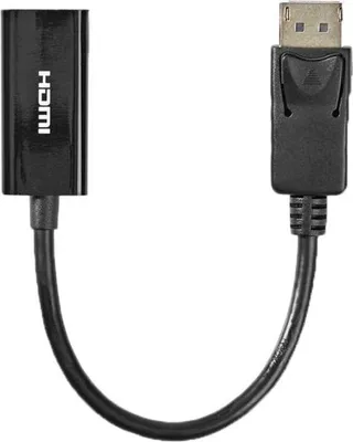 Immagine prodotto di Cavo DisplayPort | Spina DisplayPort | Uscita HDMI™ | 4K@30Hz | Nichelato | 0,20 m | Rotondo | PVC | Nero | Etichetta