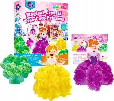 Produktbild von Kristallprinzessin-Set, Kristallbaum für Kindererziehung