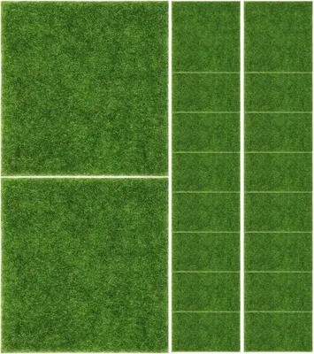 Produktbild von 18 Stück künstliche Moosdekoration für Mikrolandschaften – realistische Moosmatten für kreative Eigenprojekte, Terrarien und Miniaturgärten