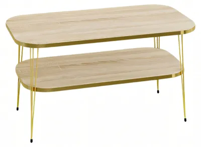 Immagine prodotto di Tavolino moderno in legno marrone per soggiorno e ufficio