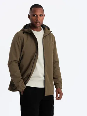 Obrázek produktu pro Ombre Clothing Pánská přechodová bunda Kolley hnědá L