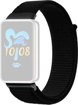 Produktbild von Strap-it Nylonband mit Klettverschluss - passend für das Honor Band 9 (schwarz)