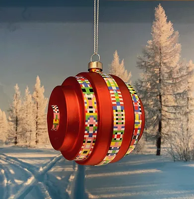 Image de Alessi Kerstbal Holyhedrics - Arch - ESA06/6 - porte Elena Salmistraro