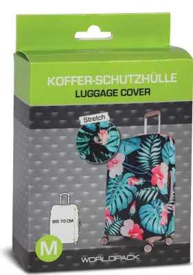 Image de WORLDPACK Housse de protection pour valise 'M' *pétrole