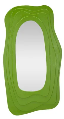 Immagine prodotto di FURNLUX Specchio da parete Daphne Green 90cm / Colore principale: Verde / Dimensioni: 90 x 165 x 4 cm