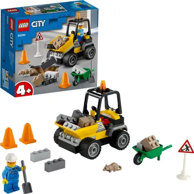 Produktbild von LEGO 60284 City Baustellen-LKW Spielzeug Bausteine-Set, Frontlader Baufahrzeug