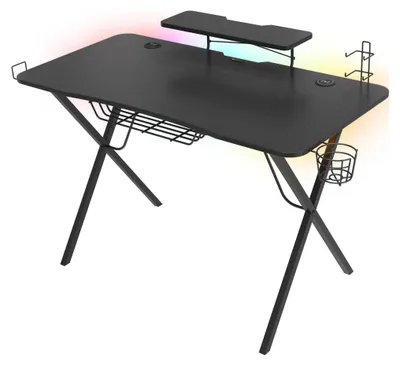 Immagine prodotto di Genesis Gaming Tisch HOLM 300 RGB schwarz (120cm x 75cm)