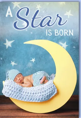 Produktbild von Geburt – Baby – Freudiges Ereignis - Karte mit Umschlag 1