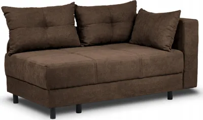 Produktbild von Schlafsofa - mit Bettkasten - Braun - 3 Sitzer Sofa - Couch mit Schlaffunktion - Stilvoll Bettsofa - Wohnzimmer Polstersofa - Rechts - ZOOMY
