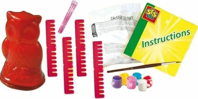 Produktbild von SES Creative Gießen und Anmalen - Eule, Guss-/Mal-Set für Kinder, 5 Jahr(e), Mehrfarbig, 14 Stück(e)