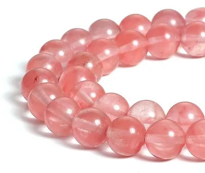 Produktbild von 8mm Kristallperlen runde lose Edelsteine für DIY Armband Schmuck