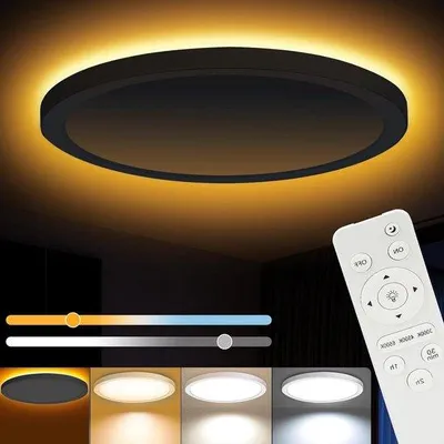 Obrázek produktu pro Stmívatelné stropní svítidlo 24 W, 3000 K–6500 K, s dálkovým ovládáním