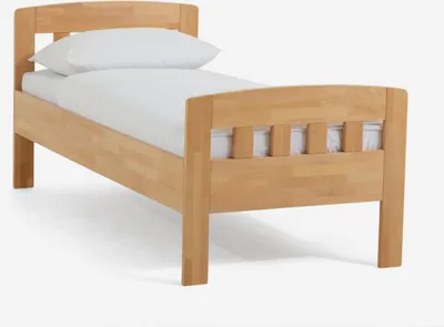 Produktbild von Dico Massivholz Einzelbett Komfortbett Seniorenbett, 420.00, Buche lackiert
