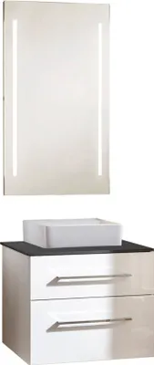 Produktbild von Fackelmann OXFORD Badmöbelset 4-teilig, 60 cm, Weiß, Keramik