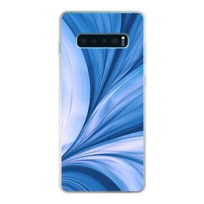 Produktbild von MuchoWow® Handyhülle Schutzhülle Hülle für Samsung Galaxy S10 Lite Blau - Abstrakt - Design Silikon Softcase Handy Hülle - Schutz