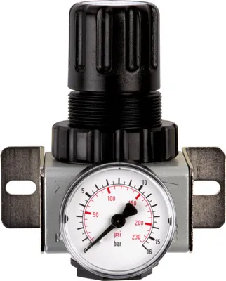 Zdjęcie produktu dla Regulator sprężonego powietrza Metabo R-200 1/2 - / 14 bar z 2 adapterami 3/8 - 1/4
