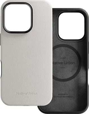 Image de Native Union, étui de protection pour iPhone 16 Pro MagSafe, gris