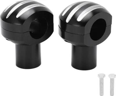 Produktbild von Motorrad -Lenker -Riser 25 mm CNC Universal Clamp Round Head mit Streifenlifterblack