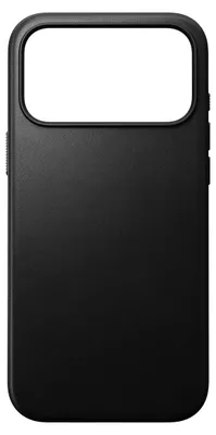 Productafbeelding van Nomad Modern Leather Case met MagSafe voor de Apple iPhone 17 Pro Max - Zwart